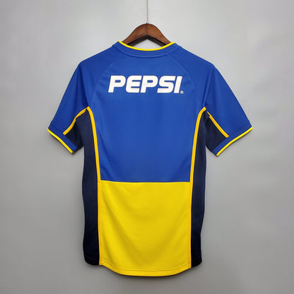 BOCA JUNIORS 2002 - 2003 HOME JERSEY