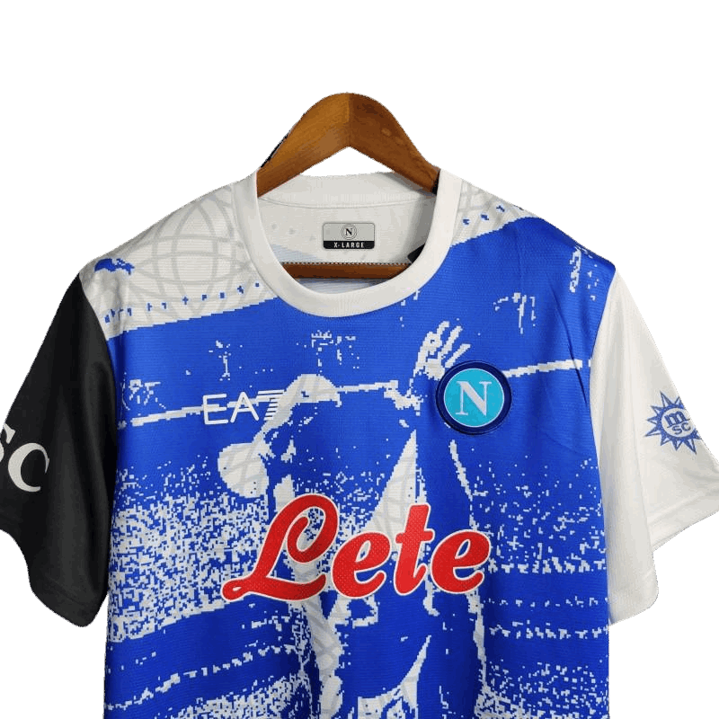 Napoli 23/24 Special Edition Maradona BlueKit - Fan Version - Front