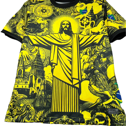 2024/2025 Brazil X Christ Yellow Special Edition kit - Fan version