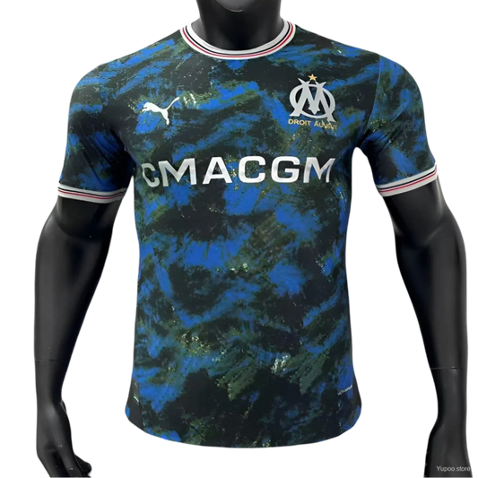 2024/2025 Olympique Marseille Away Blue Jersey Player Version - Goatkits Store