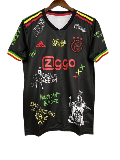 Retro 21/22 Ajax Third Black One Love Special Edition kit - Fan version - Goatkits