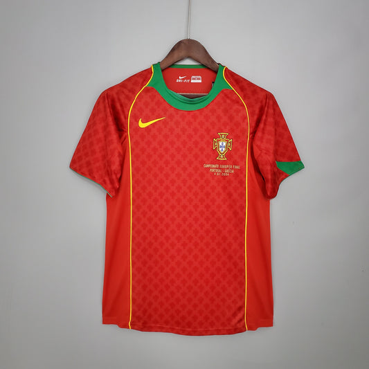 PORTUGAL 2004 FINAL HOME JERSEY