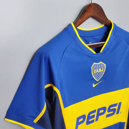 BOCA JUNIORS 2002 - 2003 HOME JERSEY