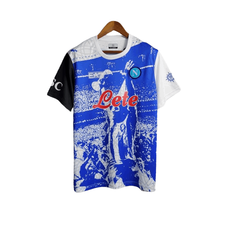 Napoli 23/24 Special Edition Maradona BlueKit - Fan Version - Front