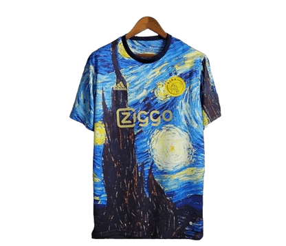 23/24 AJAX x Vincent Van Gogh Oil Painting Starry Night Special Edition kit- Fan version